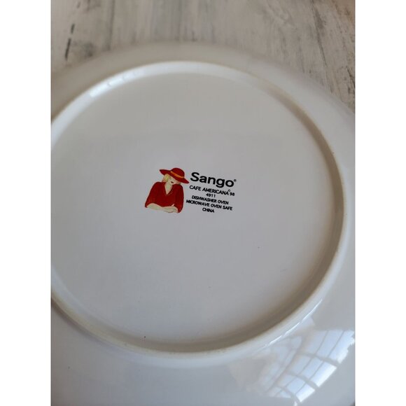 Sango Cafe Americana large oval plate kitchen home‎ decor vintage - Picture 6 of 6